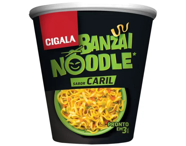 Massa Cigala Noodles Banzai Sabor A Caril 67g