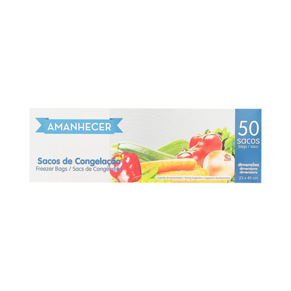SACO P/CONGELAÇÃO AMANHECER 50U